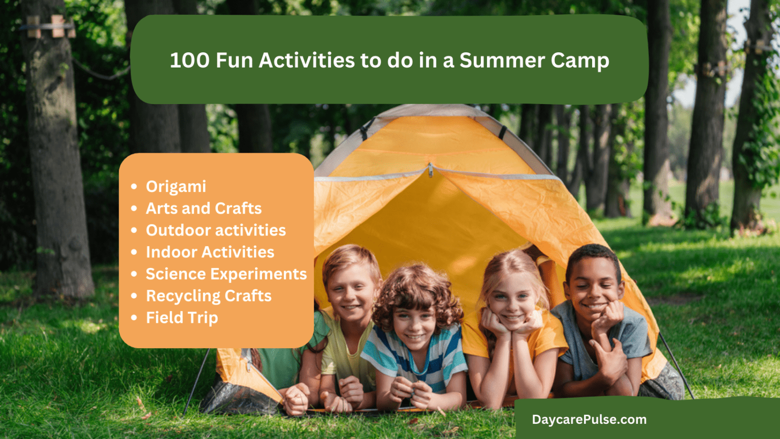 Summer Camp Ideas For Daycare| 100 Fun Activities For Kids ...