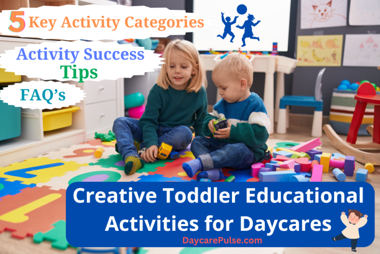 Creative Toddler Educational Activities for Daycares