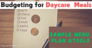 Budgeting for Daycare Meals