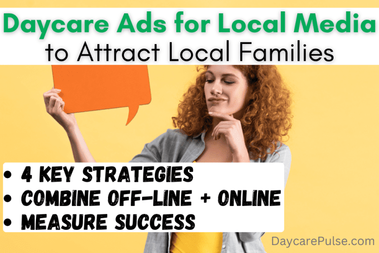 Discover how offline ads like posters, direct mail, and newspaper ads can complement online efforts, attract families, and grow your daycare business.